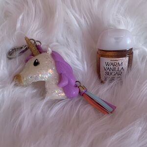 🦄 Bath & Body Works Unicorn PocketBac Key Chain & Antibacterial Hand Gel
